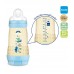 MAM PPSU ขวดนมป้องกันโคลิค ขนาด 9oz พร้อม (จุกเบอร์ 2) - Blue